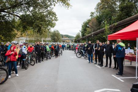 Otvoritev kolesarske CE-SˇT-SˇE-123